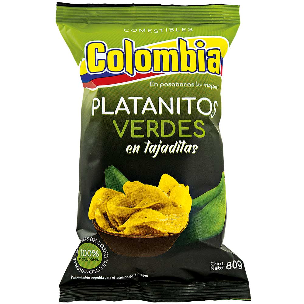 Platanitos Colombia Salado X80g