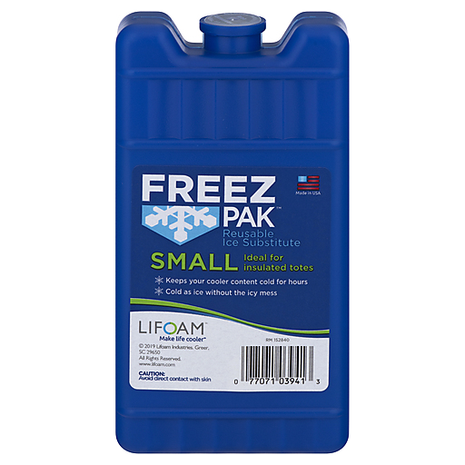 Freez Pak Ice Substitute, Reusable, Small