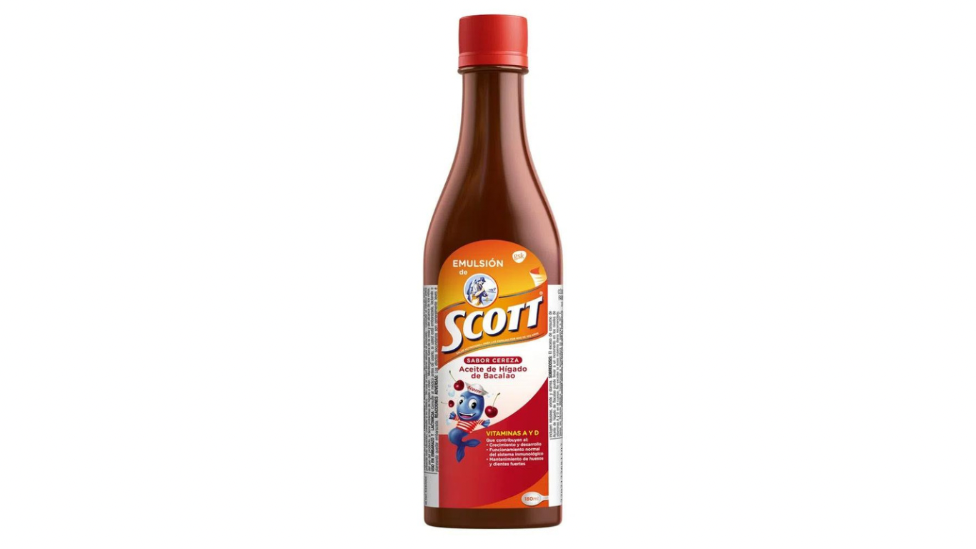 Scott Emulsion De Cereza X 180 Ml Gsk