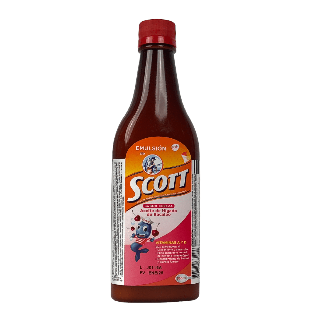 Scott Emulsion De Cereza Frasco X 360 Ml (GSK)
