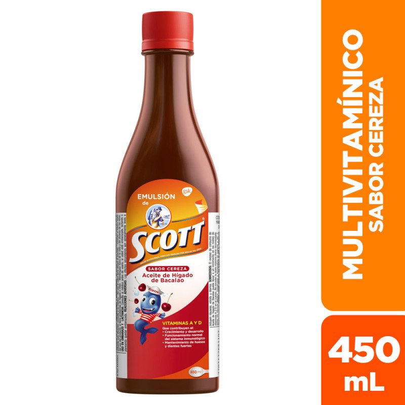 Scott Emulsion Cereza X 450ml