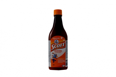 Emulsión De Scott Frasco Con 360 mL - Sabor Naranja