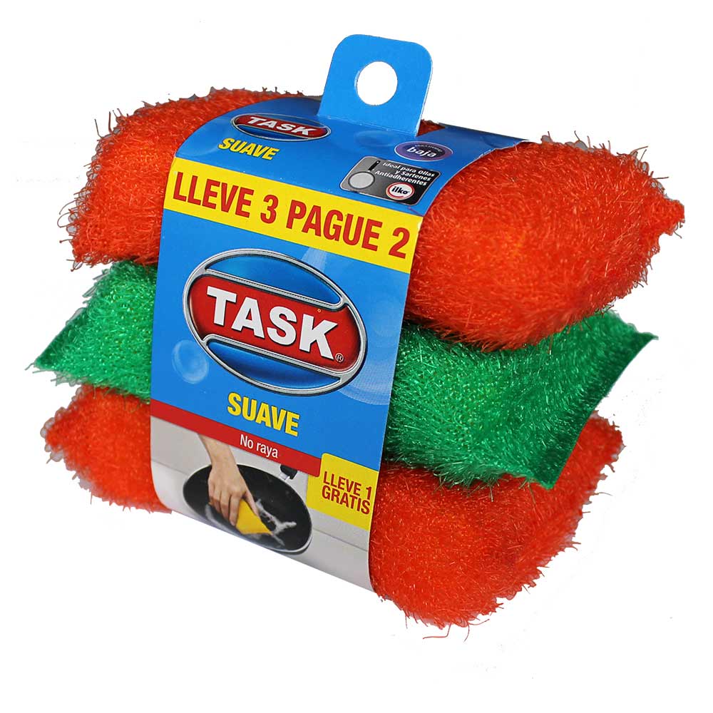 Task Esponja Suave Lleve 3 Pague 2