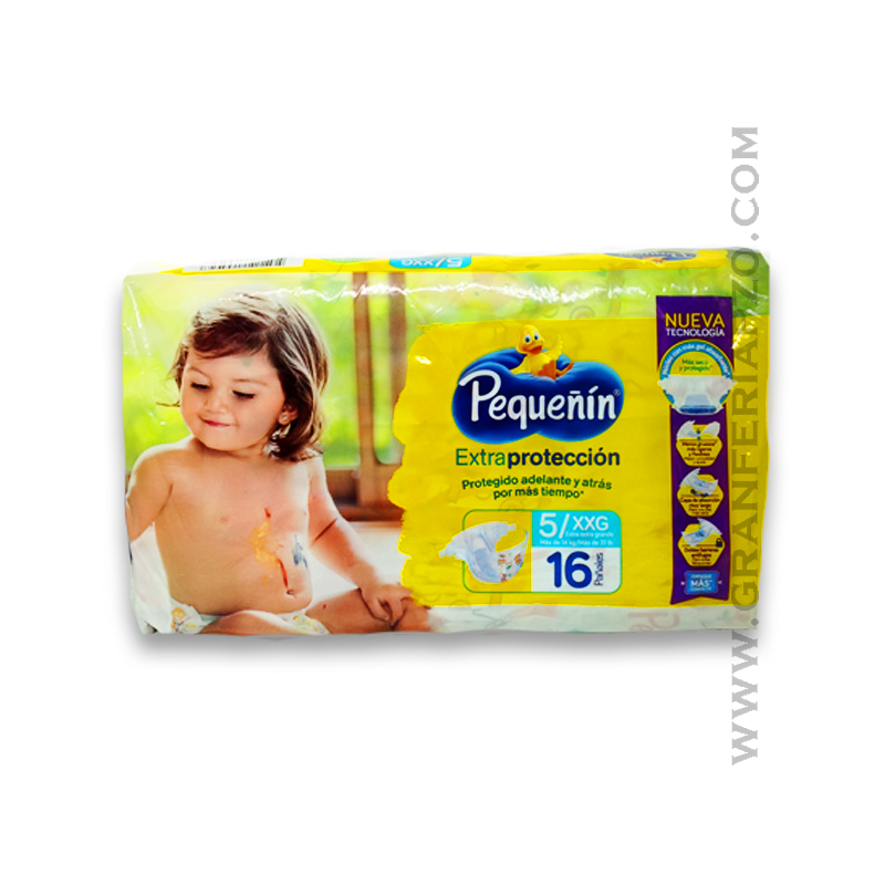 Pequeñin Extraconfort Plus Pañal Et5 Xxg X 16U