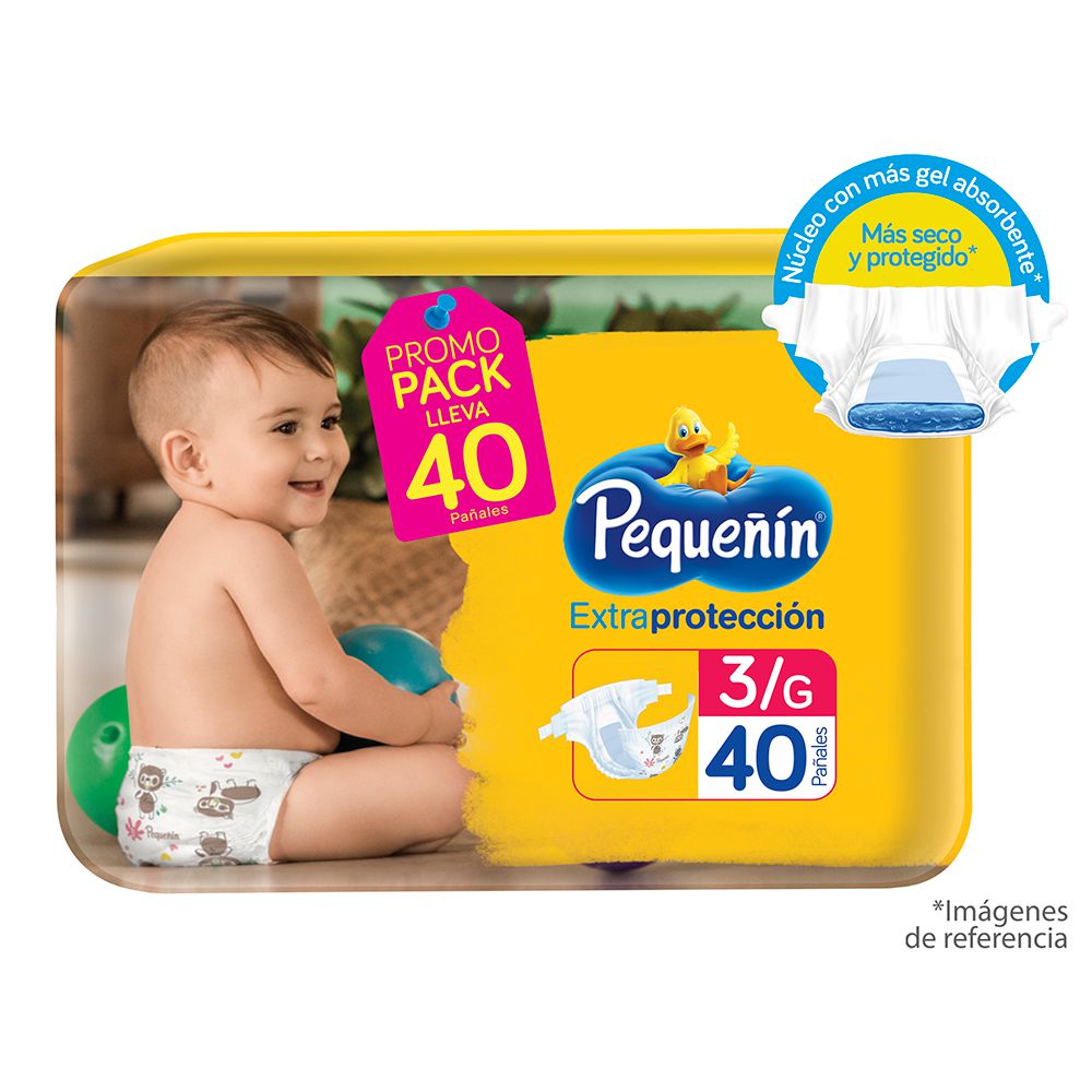 Pequeñin Extraconfort Plus Pañal Et3 G X 40U
