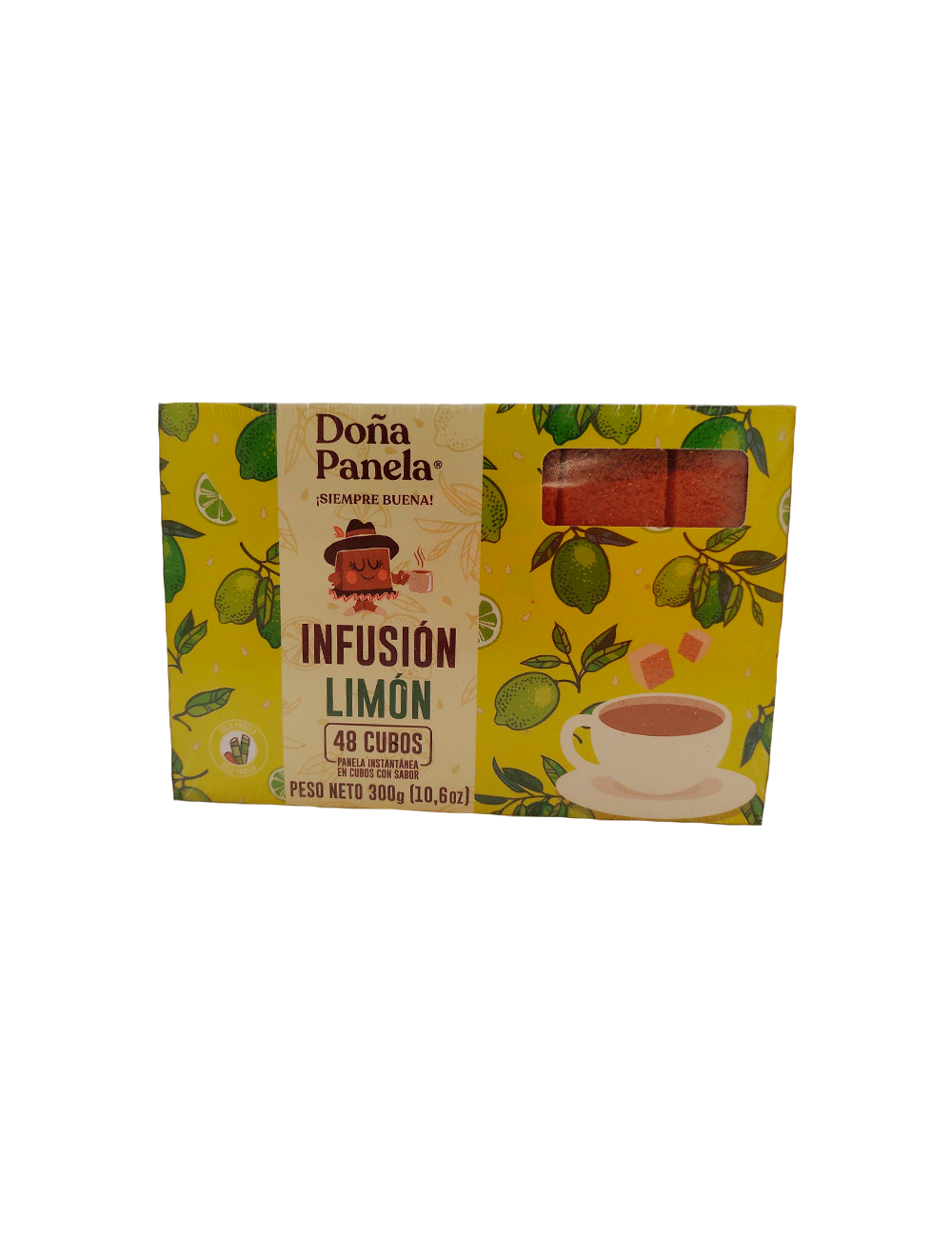 Dona Panela Doña 48 Cubos Limón X300g