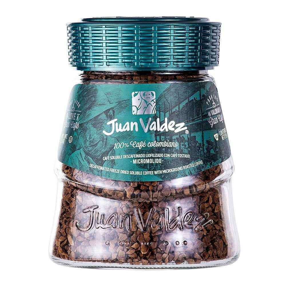 Juan Valdez Cafe Soluble Descafeinado 95g