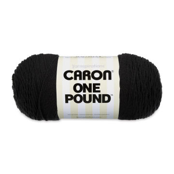 Caron 5100 Natura No Dye Lot Yarn Black 16 Oz 812 Yard Skein
