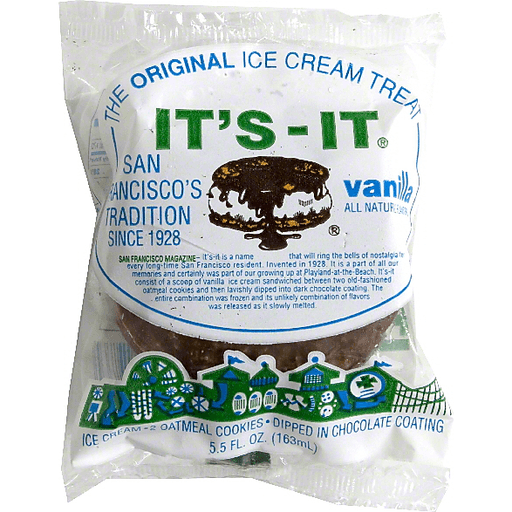 Its It Vanilla Ice Cream Treat 5.5oz