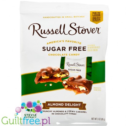 Russell Stover Sugar Free Almond Delight Chocolate Candy