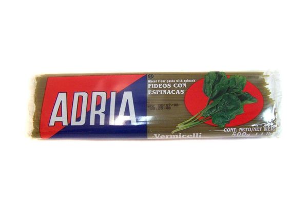 Adria Fideos Vermicelli De Espinaca 500g