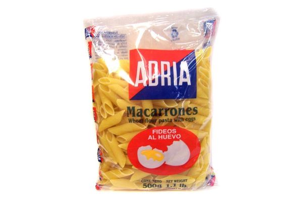 Adria Fideos Macarrón Rayado 500gr