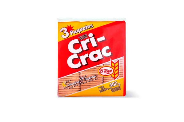 El Trigal Galleta Cri Crac Tripack 460 Gr