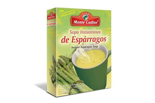 Monte Cudine Sopa Instantánea De Espárragos X 4 Unidades