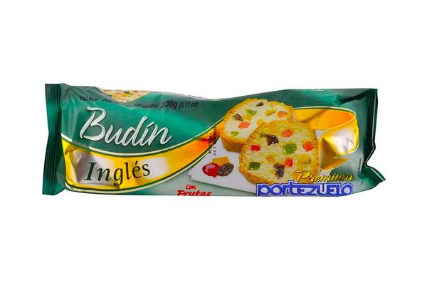Portezuelo Budín Inglés Con Frutas Abrillantadas 200 Gr