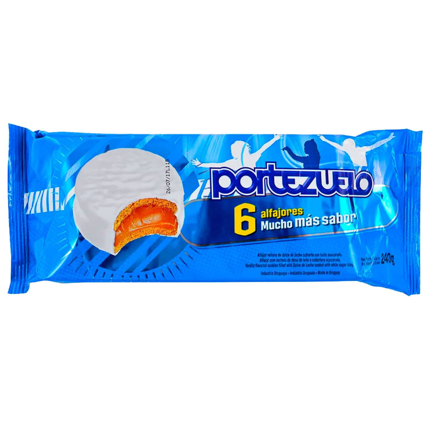 Portezuelo Alfajor Nieve X6Un