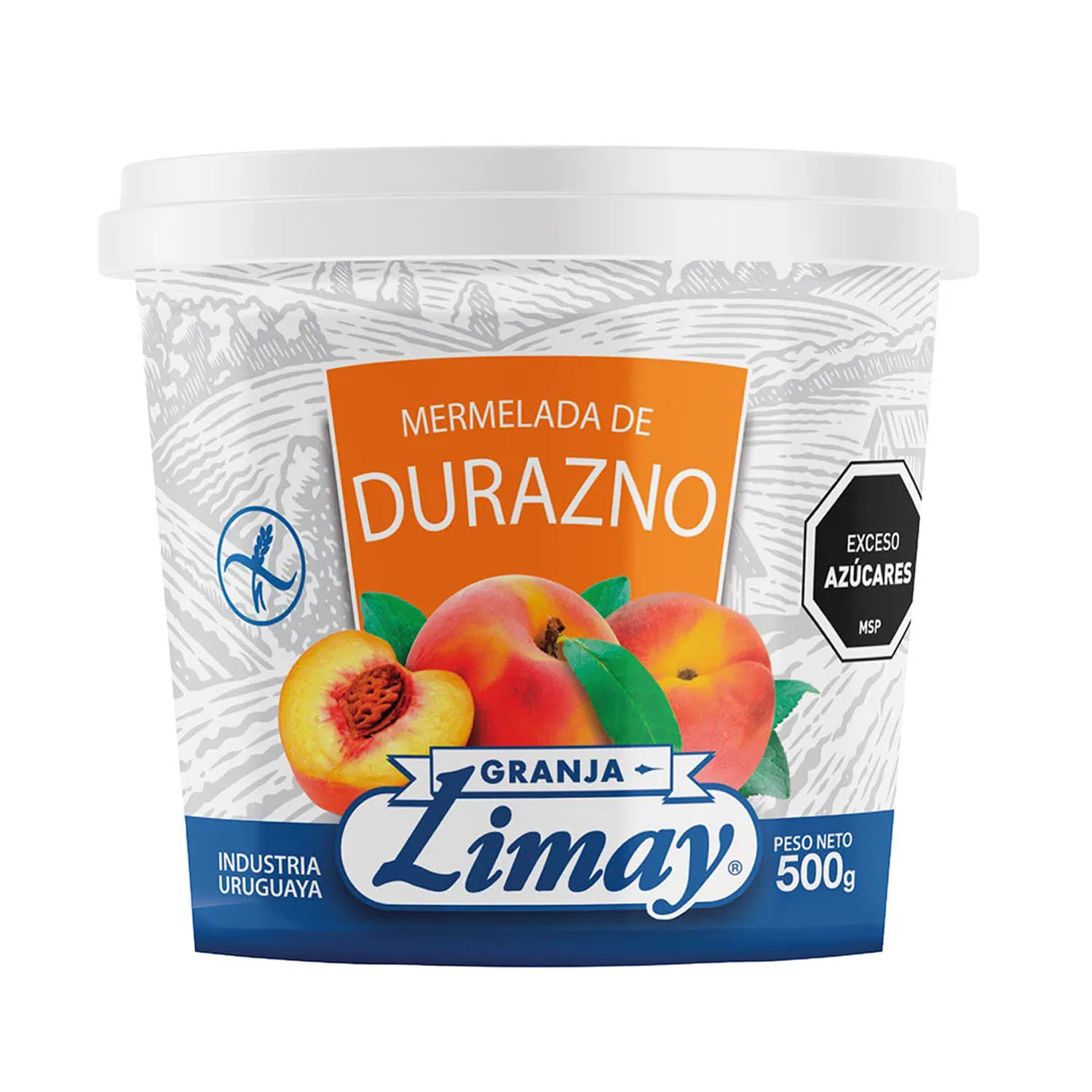 Limay Mermelada De Durazno Pote 500g