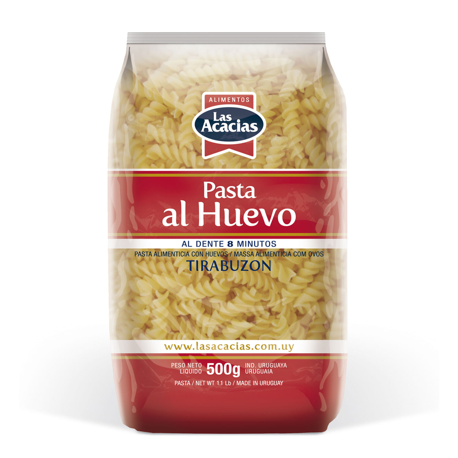 Las Acacias Pasta Al Huevo Tirabuzon 500gr