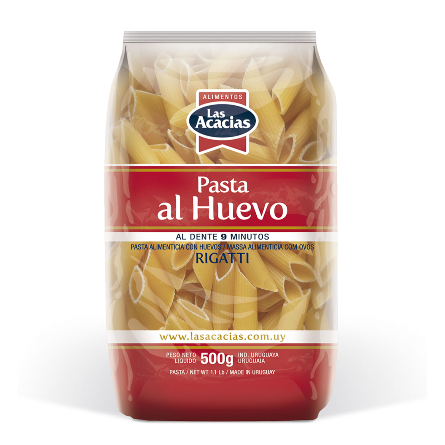 Las Acacias Fideos Al Huevo Rigatti 500Gr