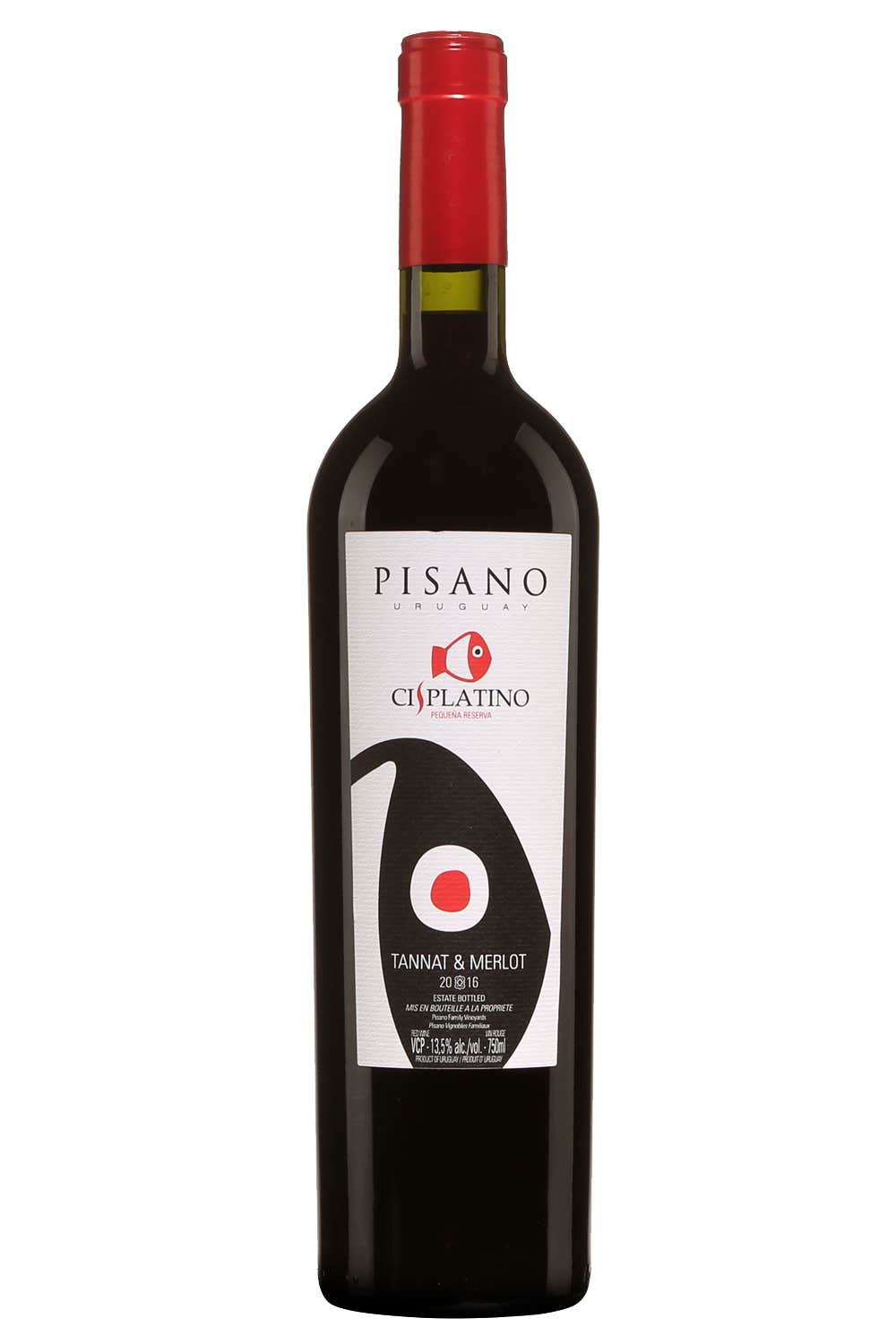 Pisano Cisplatino Tannat / Merlot 2016 Red wine