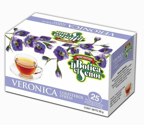 Botica Del Señor Pack De 2 Té Verónica 25 Saquitos
