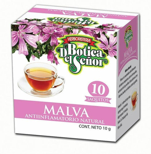 Botica Del Señor Herbal Malva Tea 10 Sachets