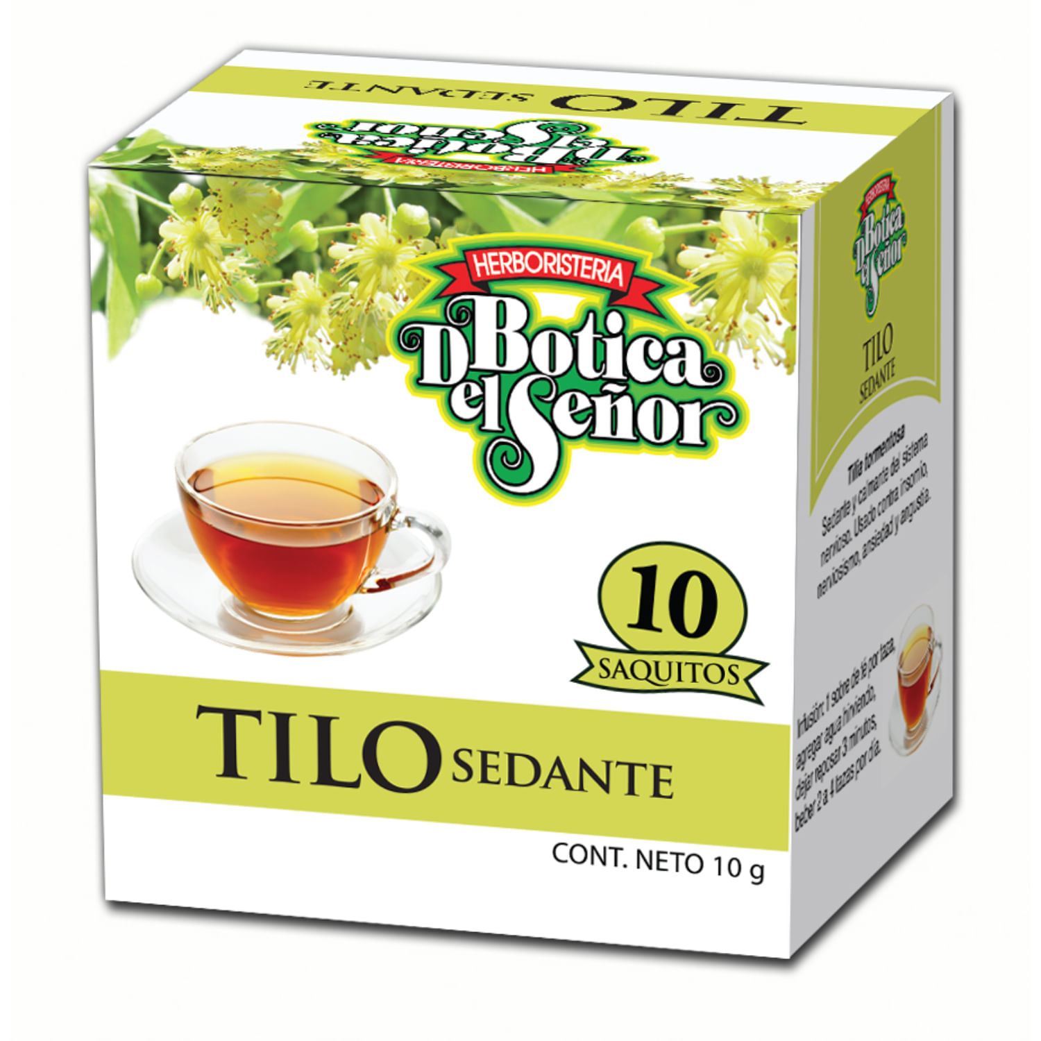 Te Botica Del Señor Tilo X10 Saquitos