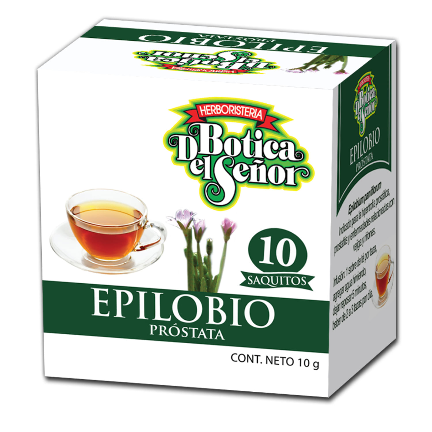 Botica Te Del Señor Epilobio X10 Saquitos