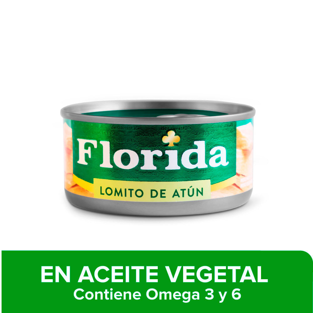Florida Lomito De Atún En Aceite Vegetal 140g