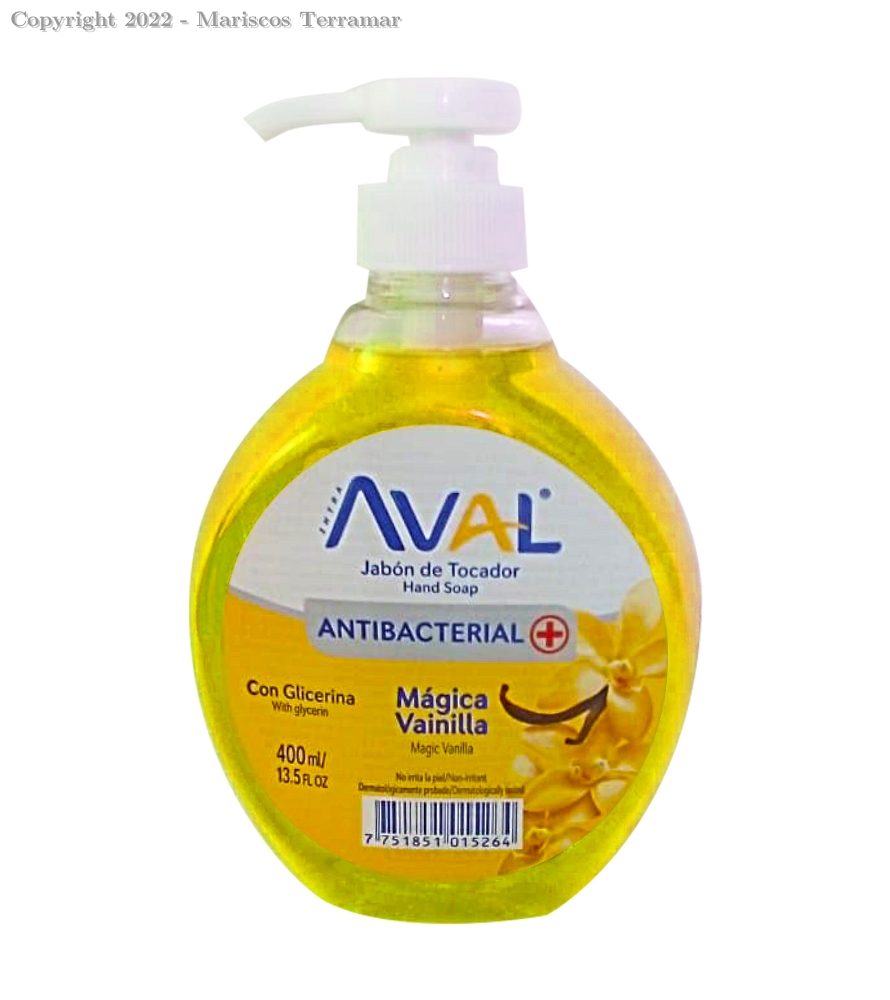 Aval Jabon De Tocador Magica Vainilla 400 Ml