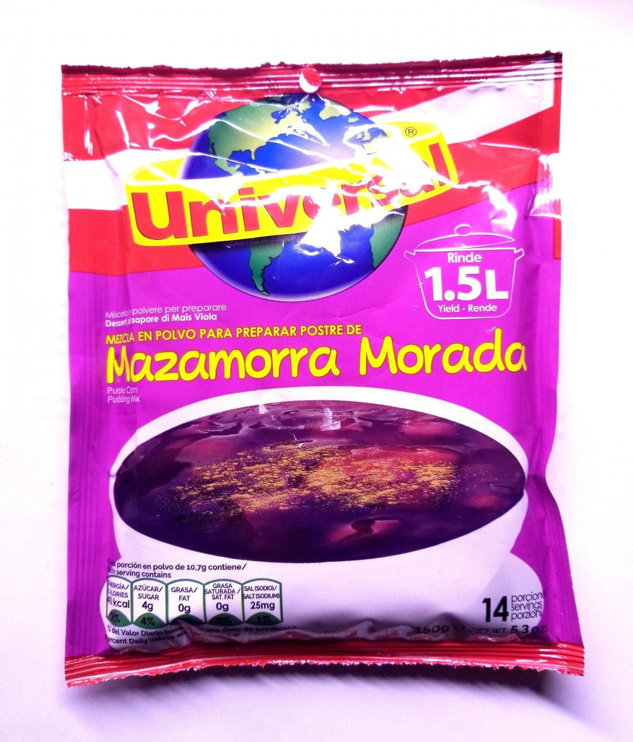 Universal Mazamorra Morada Pudding