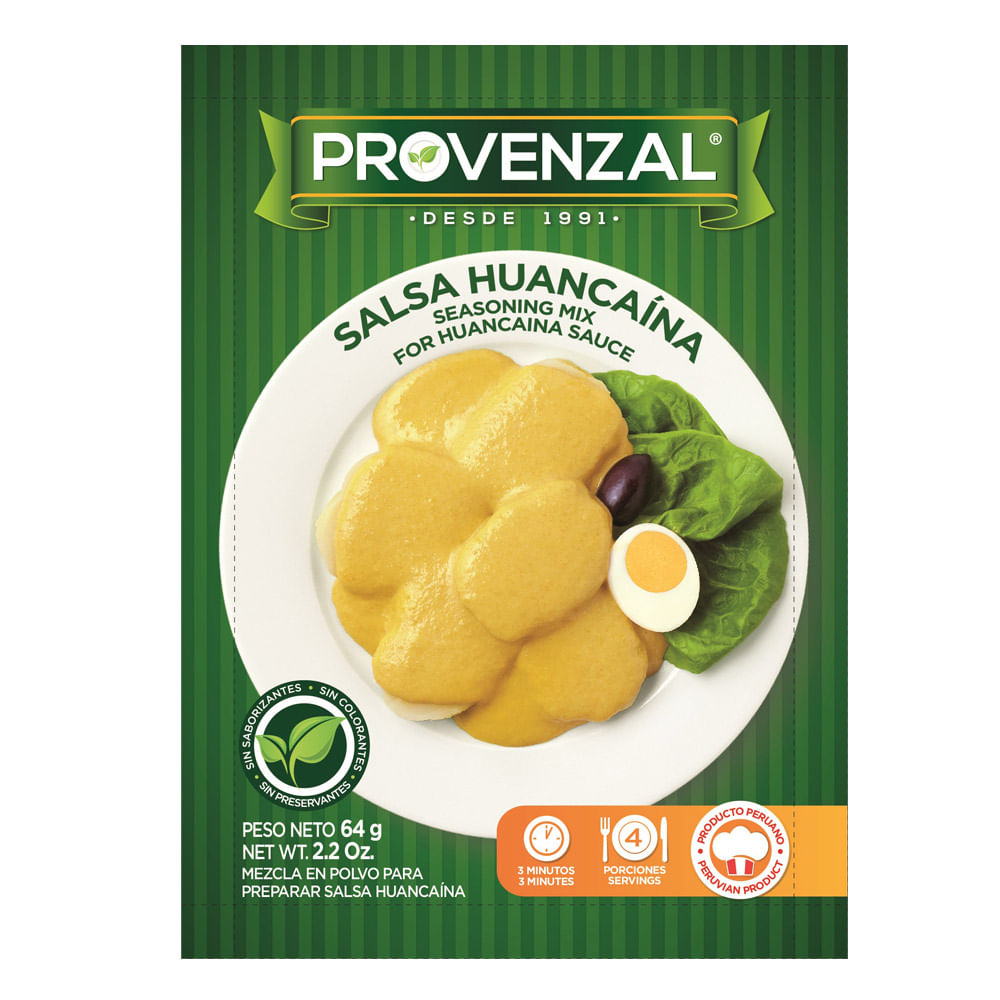 Inca's Food (per) Huancaina Provenzal 64 Gr