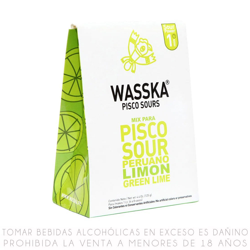 Wasska Peruvian Pisco Sour Mix Limon