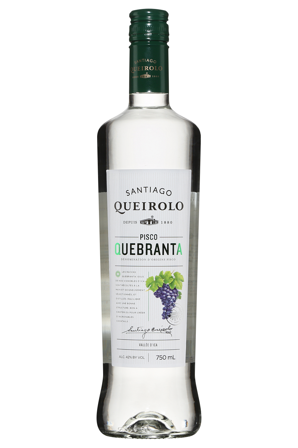 Santiago Queirolo Pisco Quebranta 750ml
