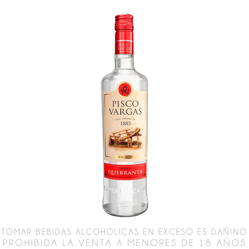 Vargas Pisco Quebranta Brandy