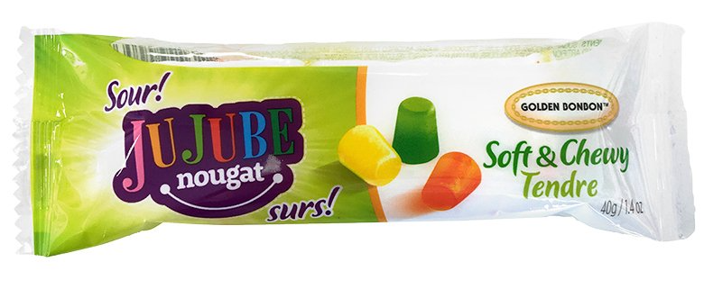 Sour JuJube Nougat Bars