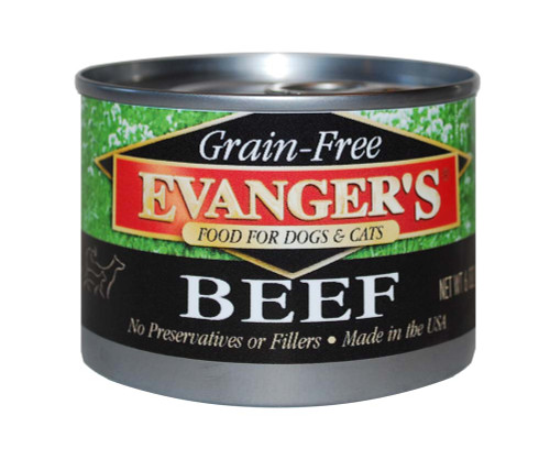 Evanger's Beef Canned Dog And Cat Food 6 Oz