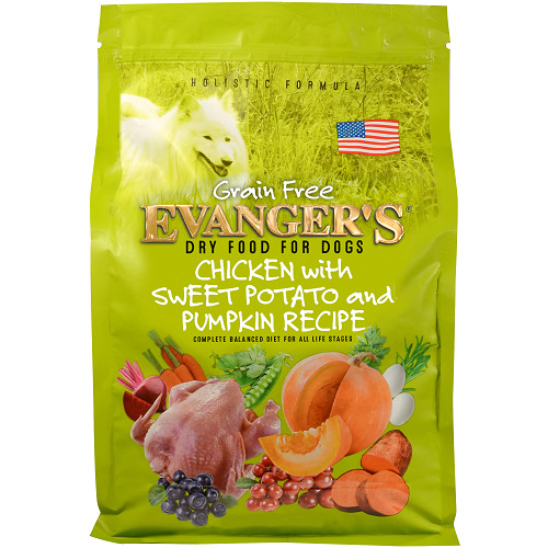 Evangers Grain Free Chicken Sweet Potato And Pumpkin Dry Dog Food
