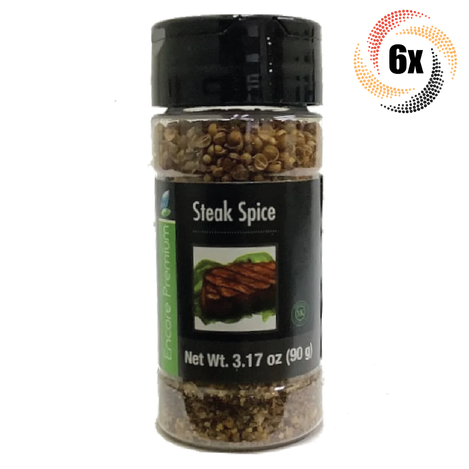 Encore 6x Shakers Steak Spice Seasoning