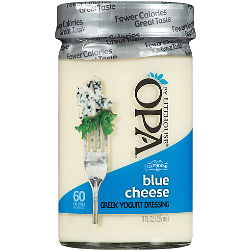 Litehouse OPA By Blue Cheese Greek Yogurt Dressing 11 Fl. Oz. Jar
