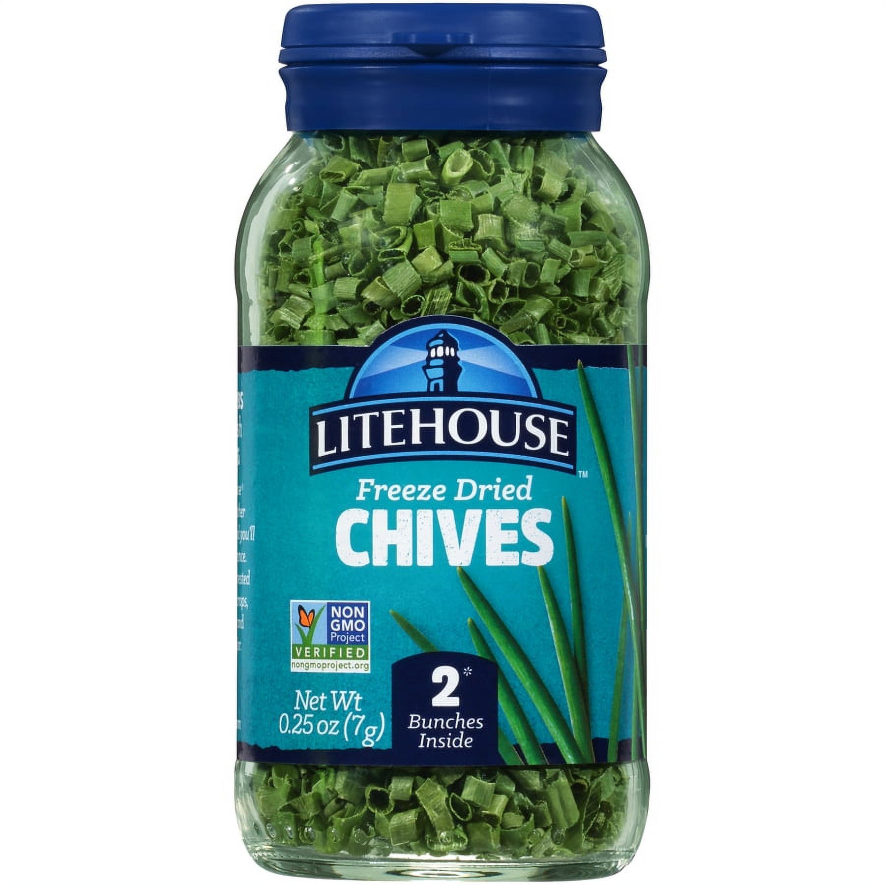 Litehouse Chives Freeze Dried Herbs 0.25 Oz. Jar