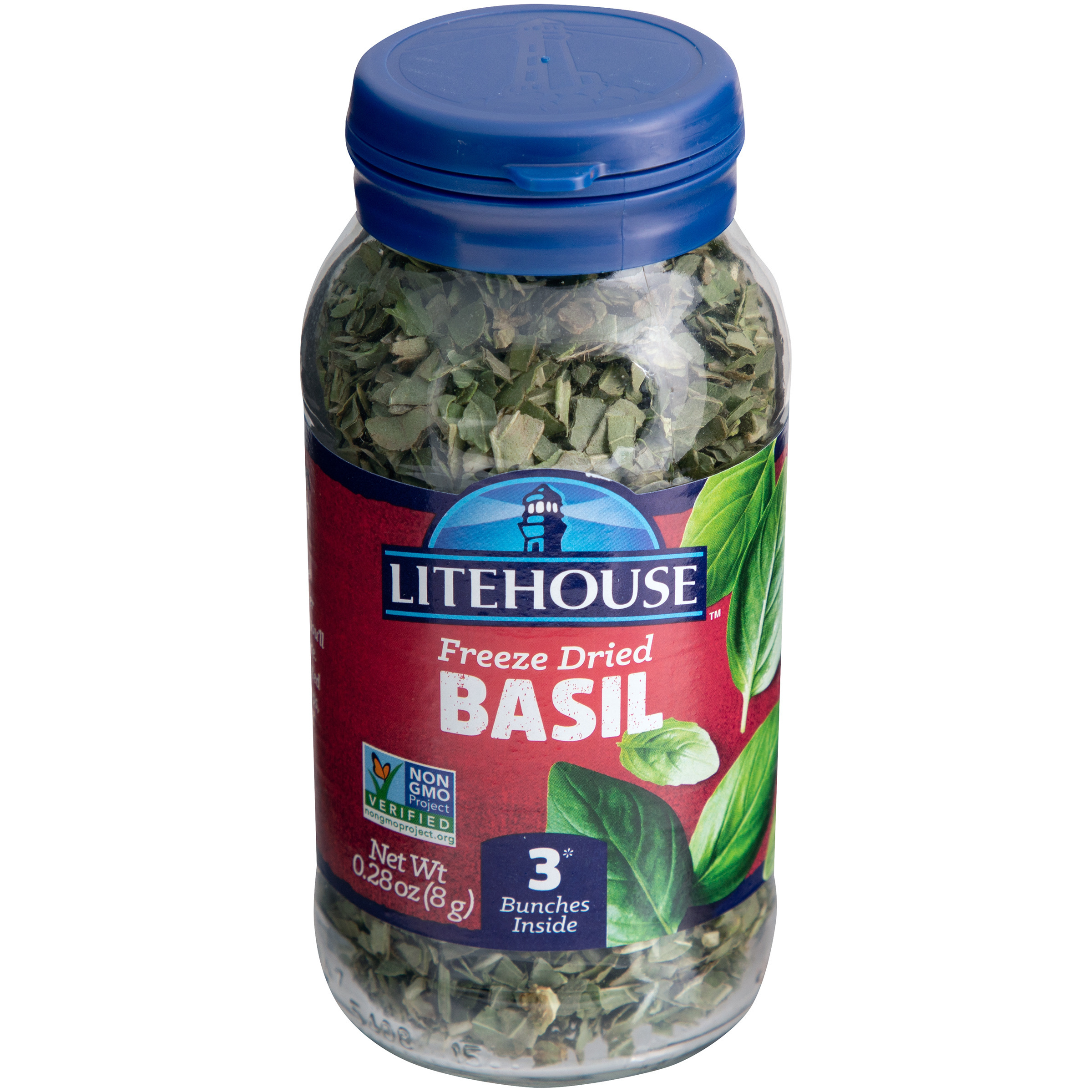 Litehouse Basil Freeze Dried Herbs 0.28 Oz. Jar