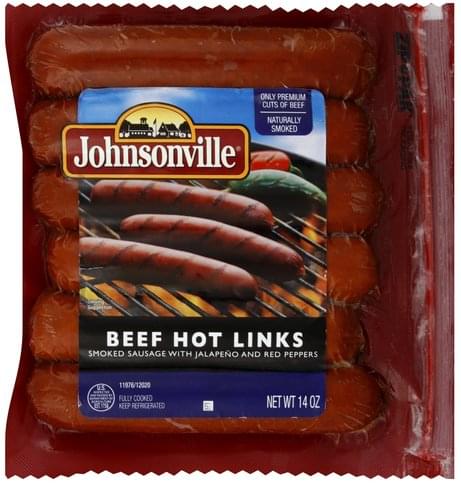 Johnsonville Hot Links, Beef