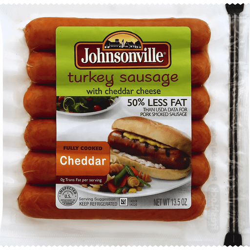 Johnsonville Cheddar Turkey Smoked Sausage - 13.5oz