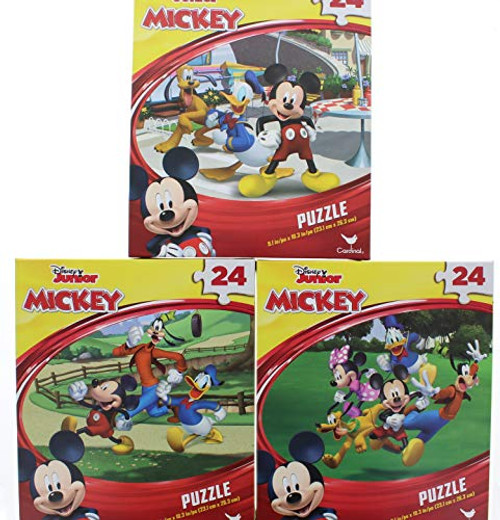 2 Pk. Disney Junior Mickey 24 Piece Puzzle (Assorted Puzzles)