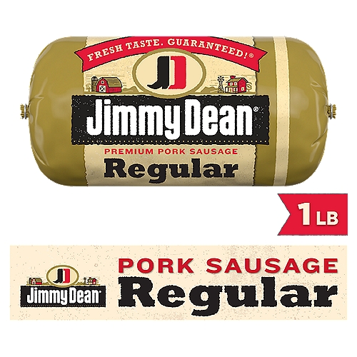 Jimmy Dean Premium Pork Regular Breakfast Sausage Roll, 16 Oz