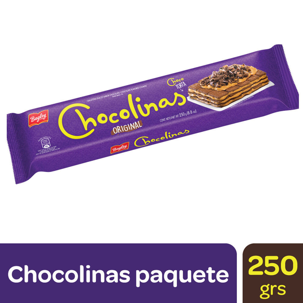 Chocolinas Galletitas 250 Gr