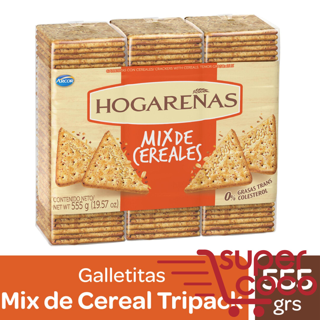 Hogareñas ARCOR Mix De Cereales 12 X 3 X 176 Gms