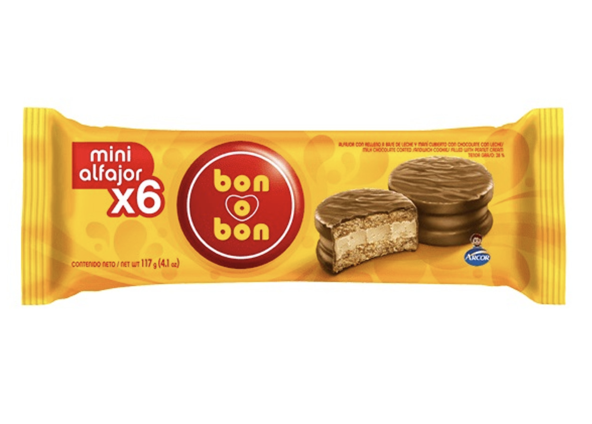 Arcor Alfajores Negro 6 X 40 G