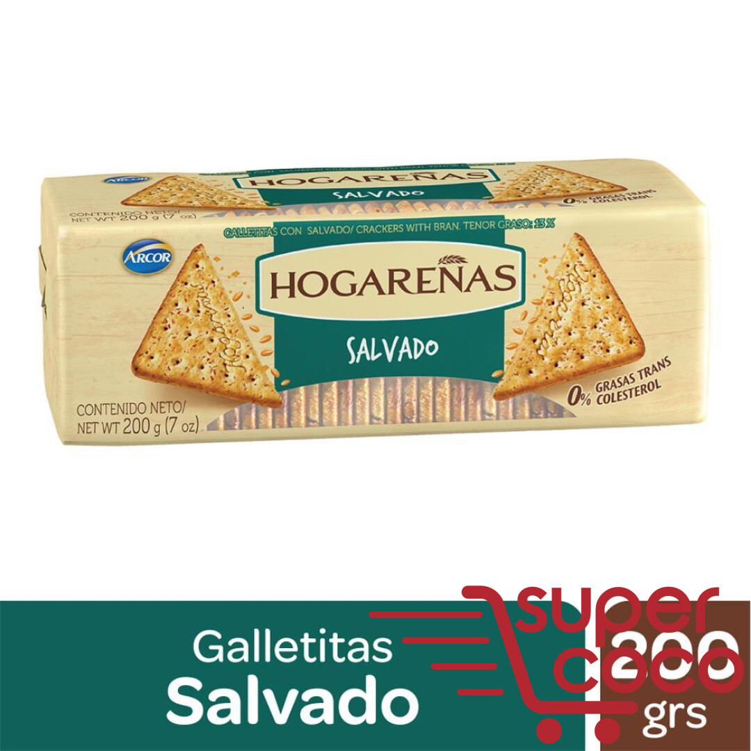 Hogareñas Galletitas De Salvado 200GR